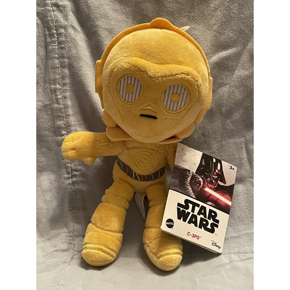 NEW Mattel Star Wars C-3PO 8" Inch Plush Stuffed Animal Toy